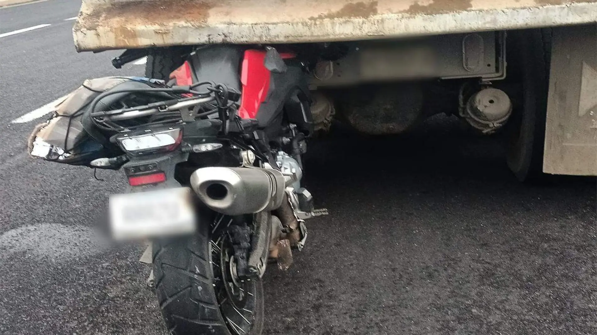 Accidente de motociclista